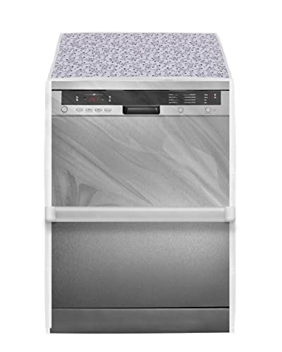 Image of Amazon Brand - Umi. Dishwasher Cover Suitable for Bosch of 12, 13, 14, and 15 Place Setting (63X63X81CMS, White & Grey)