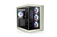 Thermaltake View 380 TG ARGB | Mid Tower PC‑Gehäuse | 4‑mm Tempered Glass | E‑ATX Support | USB‑C Front I/O | 360‑mm Radiator Support | High‑Airflow Design | ARGB‑Frontleiste | Matcha Green – Ansicht 1