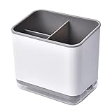 BREITES ANWENDUNGSBEREICH EINFACH ZU REINIGEN---- Der Utensilienhalter kann auf dem Esstisch, der Küchentheke und dem Regal im Schrank platziert oder auf Picknicktischen und Grills im Freien verwendet werden. demontiert werden, wodurch Sie den Stäbchenkäfig leicht reinigen können, ohne Schmutz zu hinterlassen.