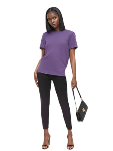 Unisex Macaron Colors Classic Color,Crew Neck t-Shirts, Short Sleeve Heavyweight Tops Basic Clothes4