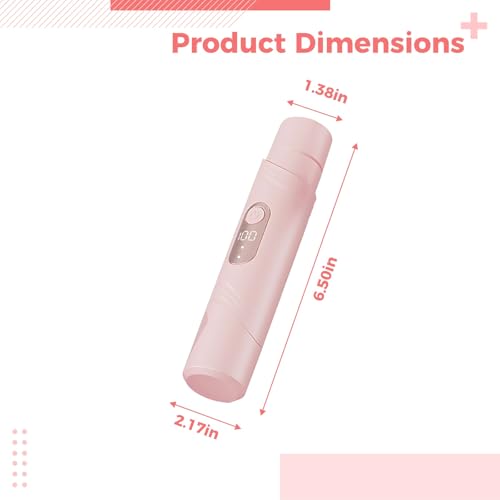Afeitadora eléctrica para mujer removedor de vello rosa recargable para cara y bikini 4