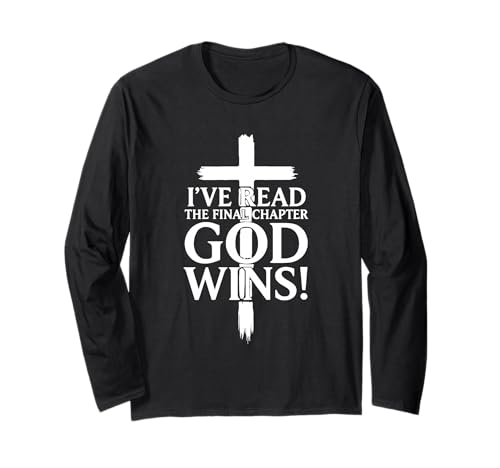 �uI 've Read the Final Chapter God Wins Wins Christian Cross Faith�v ����T�V���c