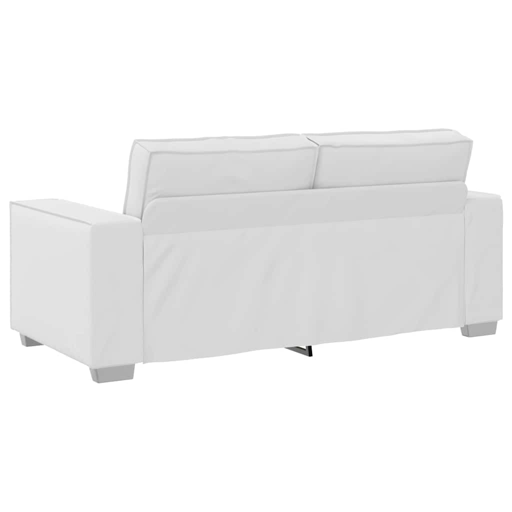 vidaXL Sofa dwuosobowa Biały 180 cm Skóra ekologiczna | Elegancki i nowoczesny wygląd, który pasuje do każdego wnętrza, Zapewnia idealną przestrzeń do relaksu,