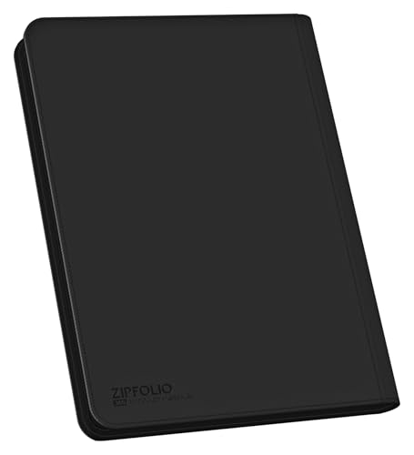 Image of Ultimate Guard Zipfolio 360 - 18 Pocket Xenoskin Black