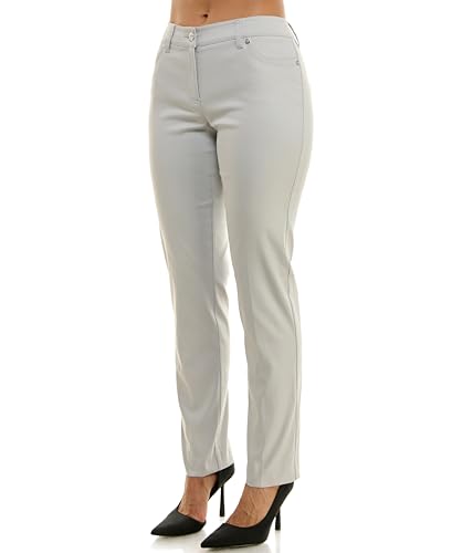 Image of Zac & Rachel Women's Millennium Fabric Pant - Perfectly Designed Woven Stretch Combination That Makes for The Most Flattering