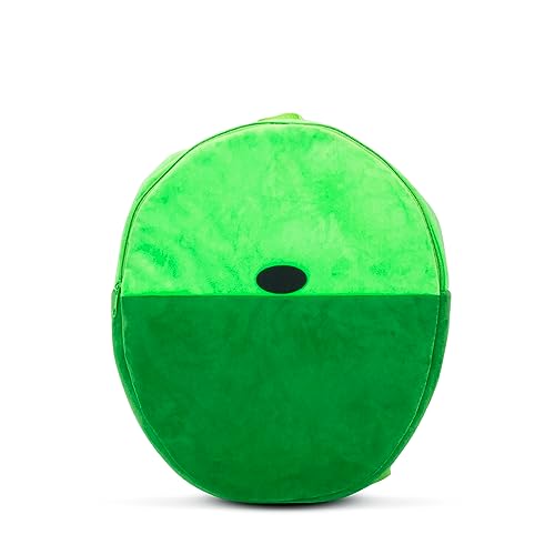 DSKOBT Green Backpack for Anime Costume Prop Lime Green Plush Backpack Cartoon Human's Adventure For Cosplay Holiday Party