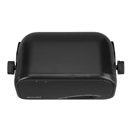 Caliber Lautsprecher Auto - 2er Set Auto Boxen - Koaxial Lautsprecher 3-Wege - Max. 120 W - 80 W RMS - Inklusive Montagebügel - Schwarz - 185 x 98 x 115 mm – Bild 6