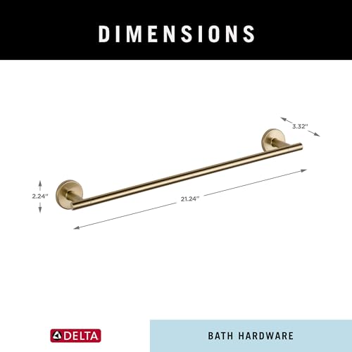 Delta 75918-CZ Trinsic 18 in. Towel Bar in Champagne Bronze - image 8