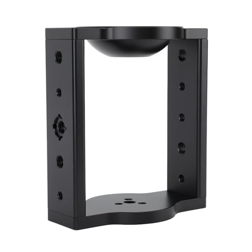 Image of 75mm Aluminum Bowl Riser Adapter for Tripod Head - 5.3in Height Boost, 10kg Load