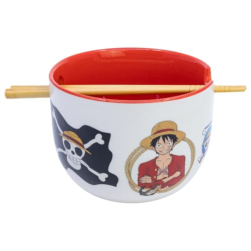 Bol à ramen en céramique avec baguettes dans une boîte cadeau One Piece