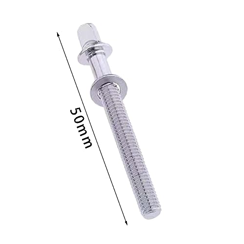 2 paquetes de 10 tornillos de tensión para batería, repuestos universales para partes de percusión y hardware de montaje (20 unidades en total) miniatura 4