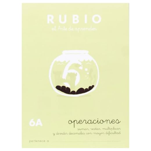 Operaciones 6A RUBIO | Operaciones con decimales