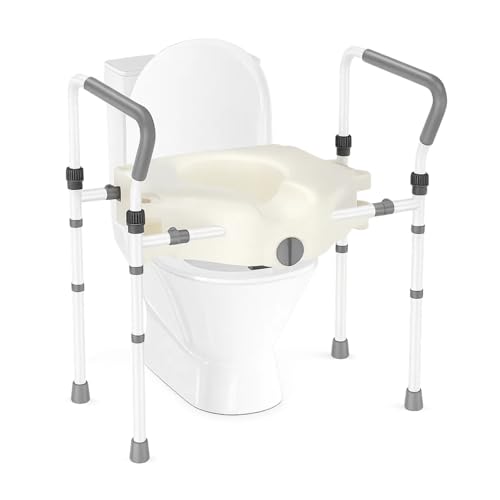Lunette WC surélevée haut de gamme à hauteur réglable