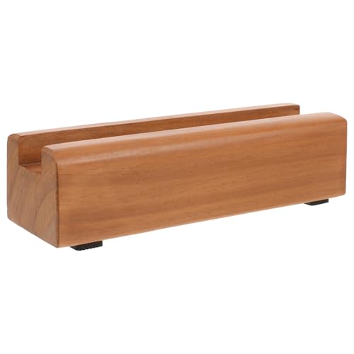Soporte de espejo de pie antivuelco con base de madera maciza 2