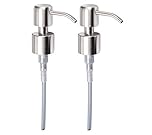 Kapitan Soap Dispenser Pump Head Replacement Spare Stainless Steel 24mm Brushed Finish