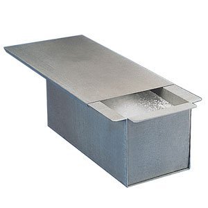Gold Medal 1487 Block Ice Mold, Includes 10 Bags, 5" X 5" X 12", Galvanized Steel