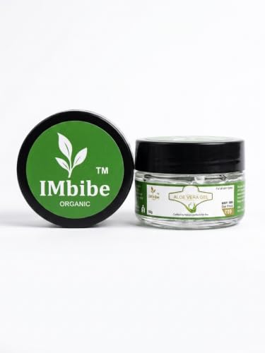 Image of Imbibeorganic Aloveragel, Natural Skin and Hair Care, Hydrating Formula 50g 2 pack
