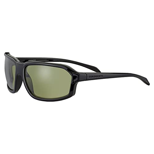 SERENGETI HEXT Gafas, Shiny Black Transparent Layer, M-L Unisex Adulto