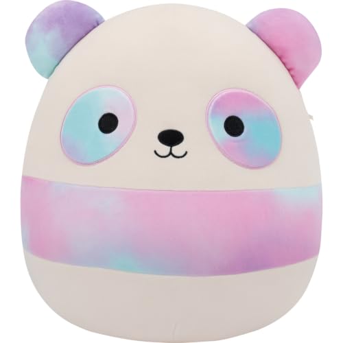 Image of Squishmallows Original 12in Jonah the Purple and Pink Tie-Dye Panda - Official Jazwares Plush (Medium-Sized)