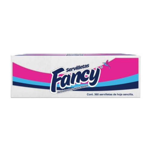 Fancy Servilleta, Paquete con 360 piezas de hoja sencilla