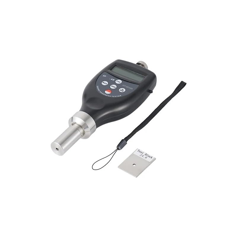 NURII Shore Hardness Tester, HT-6510A, Rubber Plastic Type A, 20HA~90HA, Digital Hardness Measuring Instrument, R0.79 Cone(HT-6510C)