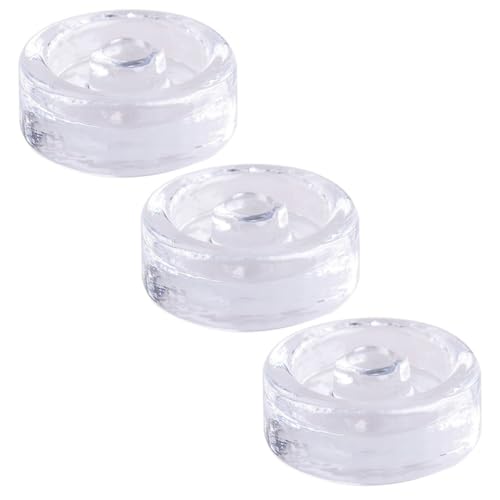 LIFKOME 3Piezas Vidrio para Fermentación con Peso para Frascos de Boca Ancha de Usar y Almacenar un Óptimo para Levadura