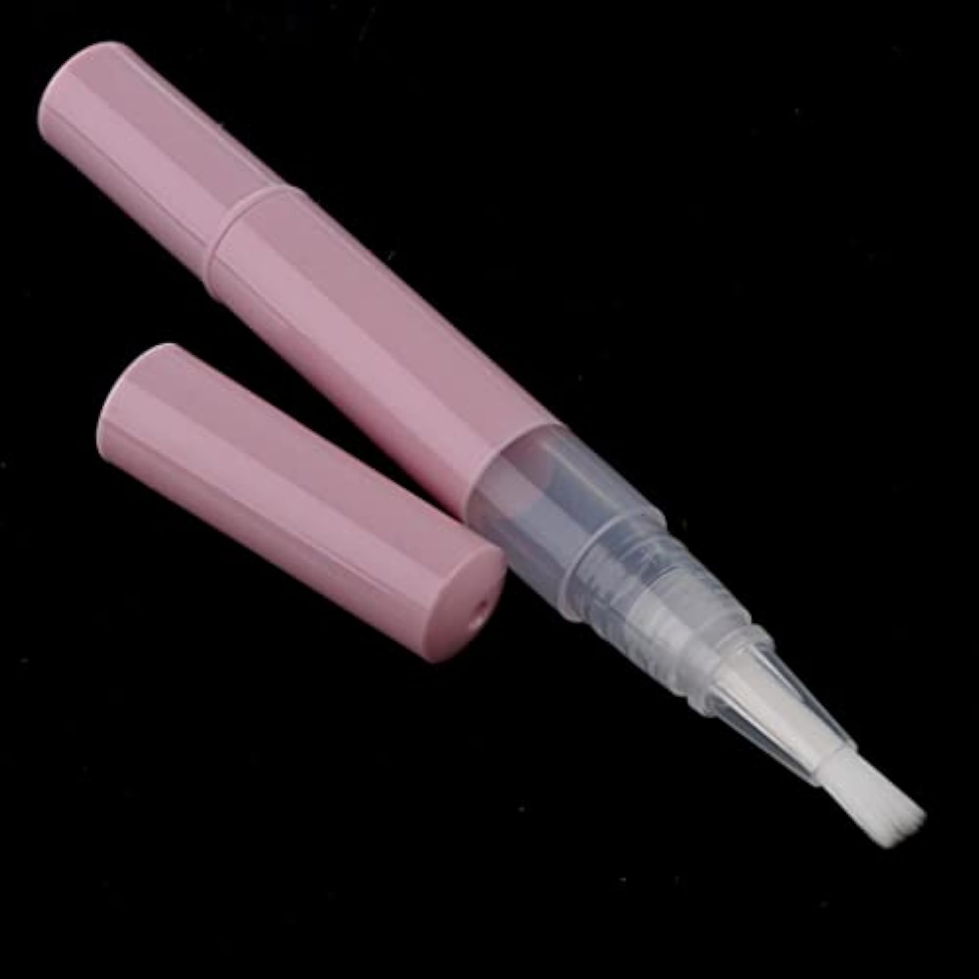 5Pcs 3ml Portable Empty Twist Pen with Brush Cuticle Oil Container