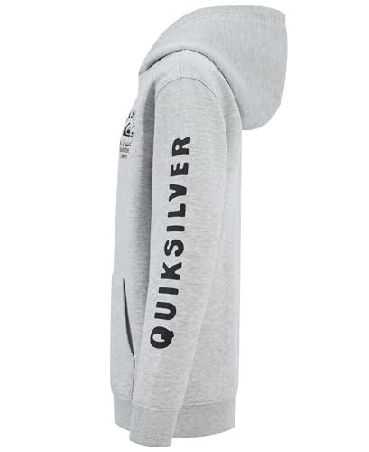 Image of Quiksilver Boys' Pullover Hoodie Sweatshirt, Soft & Comfortable Fleece, Front Pocket