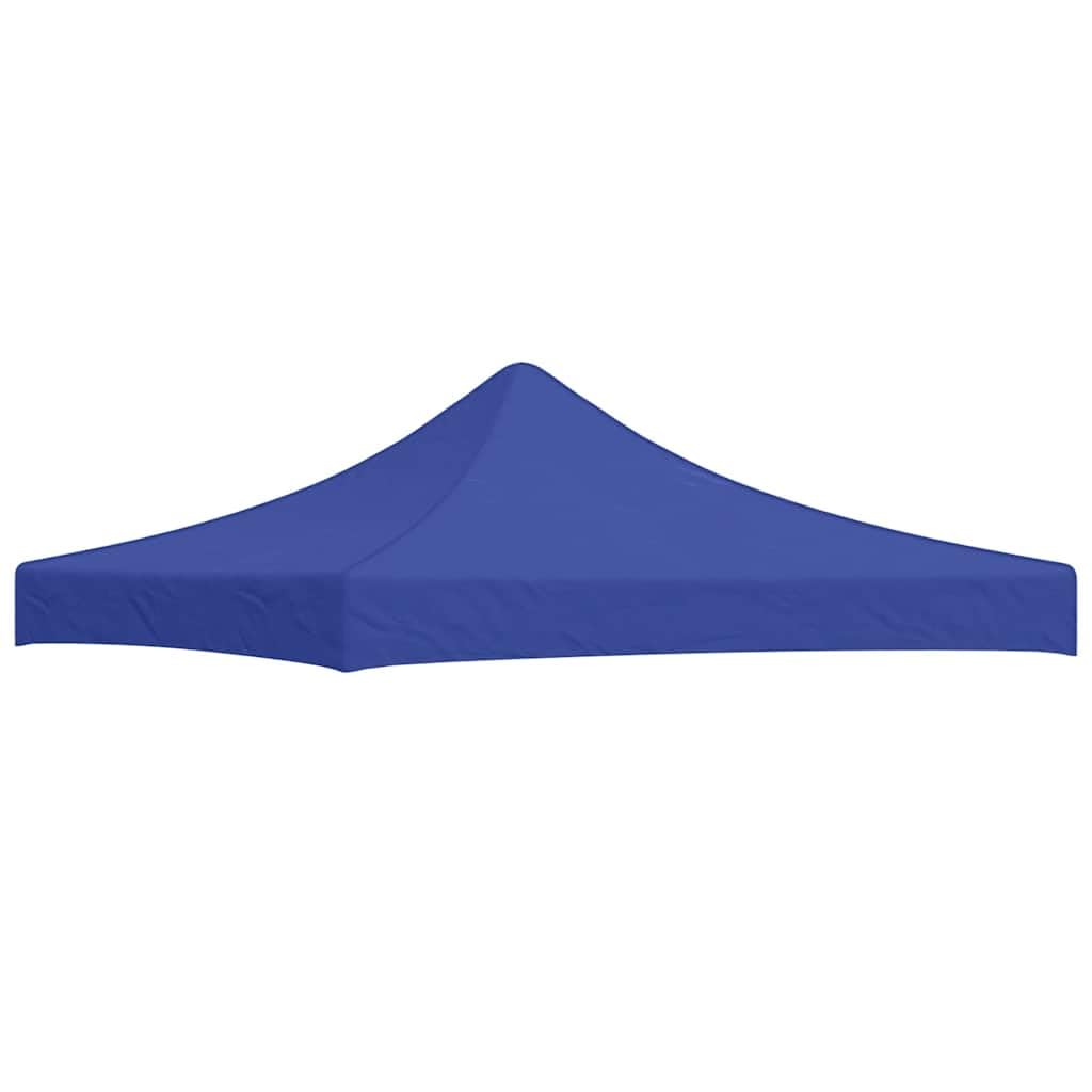 Toit de tente de fête 3x3m auvent de jardin imperméable bâche rechange tonnelle pliable bleue