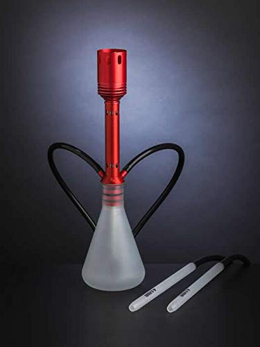 UNITY Frost Shisha Hookah Red - 2 Schläuche