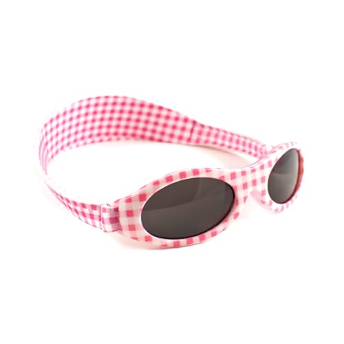 Baby Banz - Lunette de soleil 01/APG Ovale - Fille, Pink Gingham