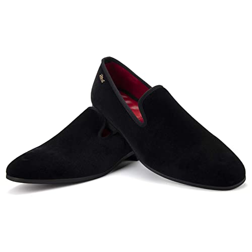 Image of JITAI Men's Dress Shoes - Casual Rubber & Leather Loafers for Men - Fashion Business Formal Wear