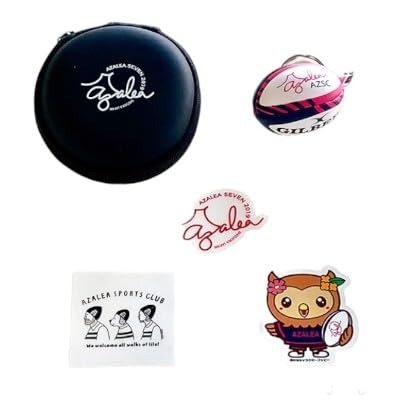女子 ラグビーチーム[ アザレア・セブン ]アザレアグッズ 3点セット キーホルダー マルチケース ステッカー
