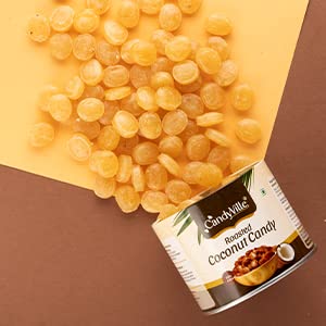Image of CandyVille Roasted Coconut Candy Tin, 680 Gm