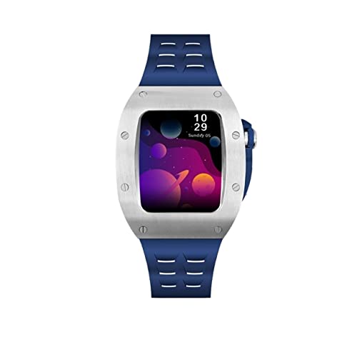 Kit de modification SCHIK en acier de luxe pour Apple Watch 45mm