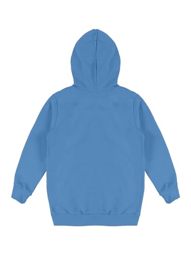 Image of Kiddopanti Unisex Solid Pullover Hooded Fleece Sweatshrit | Cotton Poly Fleece Fabric | Waist Length, Full Sleeve Hoodie | 2 Kangaroo Pockets | Winter Wear for Boys & Girls