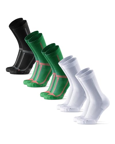 Image of DANISH ENDURANCE Ultra-Comfort Crew Running Socks, Performance Socks, Men & Women - 3 or 5 Pack