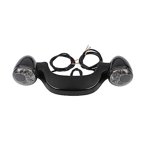 Motorcycle Rear Turn Signal Brake Light Bar Compatible with Harley Street Glide Road Glide 2010-2020(Smoke)