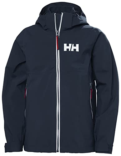 Helly Hansen Junior Unisex Jr Rigging Regenjacke, Marineblau, 12