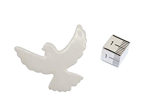 Miniblings Friedenstaube Ohrringe Versilbert - Handmade Modeschmuck Mit 17mm Tauben-Anhänger