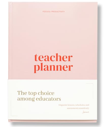 Lamare Teacher Planner 2025-2026 Academic Year – Undated Planner & Lesson Planner Book for Teachers with Class Schedule, Student Info & Weekly Planning