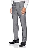  Marca Amazon - find. Pantalón Ajustado de Traje Hombre, gris, 32W / 31L, Label: 32W / 31L