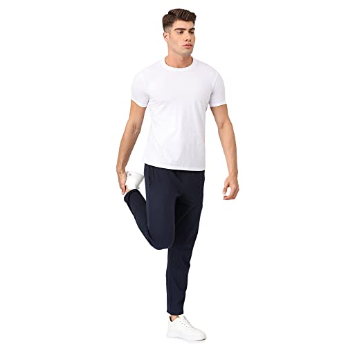 Image of Pepe Jeans Cotton Rich Solid Trackpant, Lounge Pant, Sportswear for Men - XL (Pack of 2)