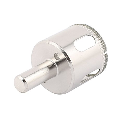 Broca de corona para vidrio diámetro 32 mm Aexit 2 piezas miniatura 3