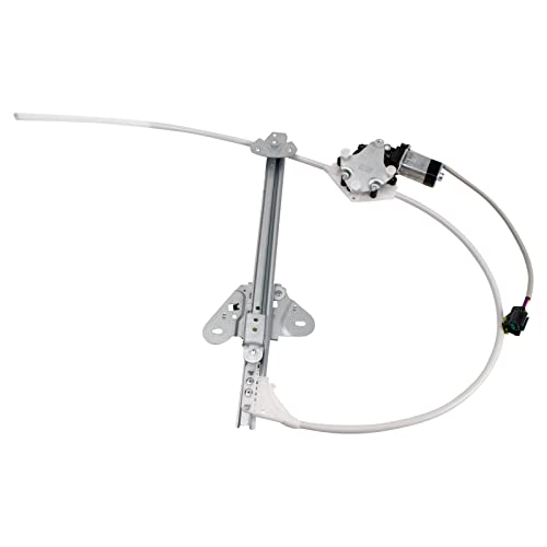 Image of TRQ Front Right Power Window Regulator & Motor Assembly Passenger Side Compatible with 1997-2001 Jeep Cherokee