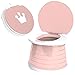 Tixiyu Pot de toilette portable pour enfants, pot de voyage pliable, siège d'apprentissage pour bébé, siège de voiture, convient pour les longs voyages, l'extérieur et la maison