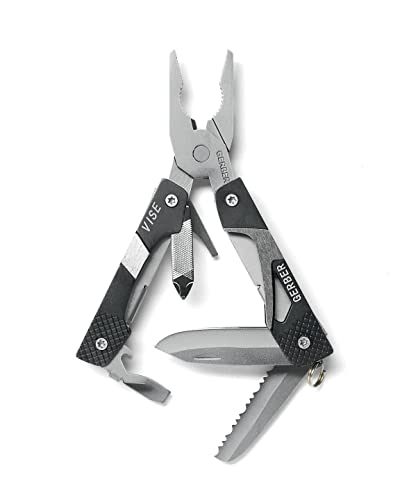 Gerber Vise EDC Multitool with Pliers and Pocket Knife, Keychain, Black