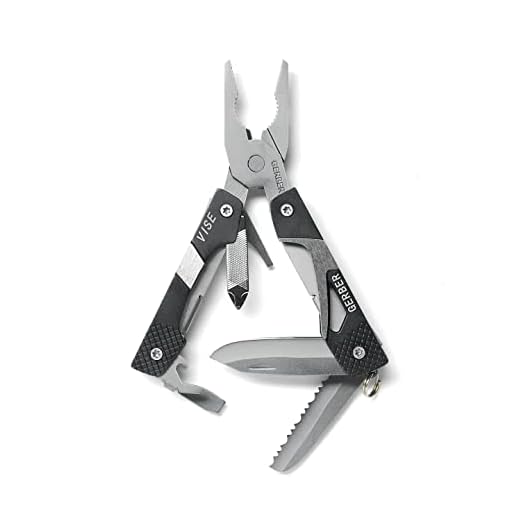 Gerber 31-000021 Lättviktigt Multifunktionellt Utomhus Verktyg, Svart