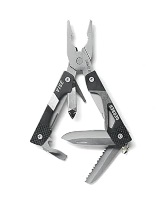 Gerber Multiherramienta con Alicates, 8 funciones, Vise Pocket Tool, Aluminio, acero inoxidable, Negro, 31-000021 | Ya disponible en tu tienda friki favorita! En mundofriki.es!