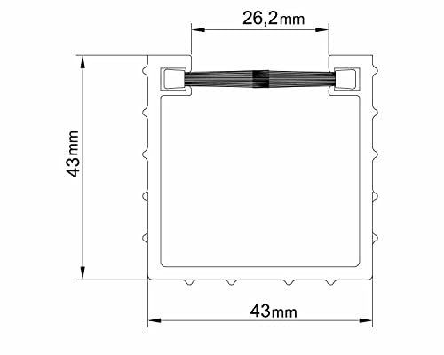Stormguard EV Charging Cable Cover Strip - 1m Channel Threshold Ramp for Doorways & Paths, Grey - Image 4